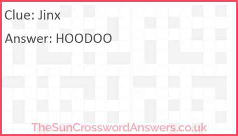 jinx crossword clue|jinx crossword.